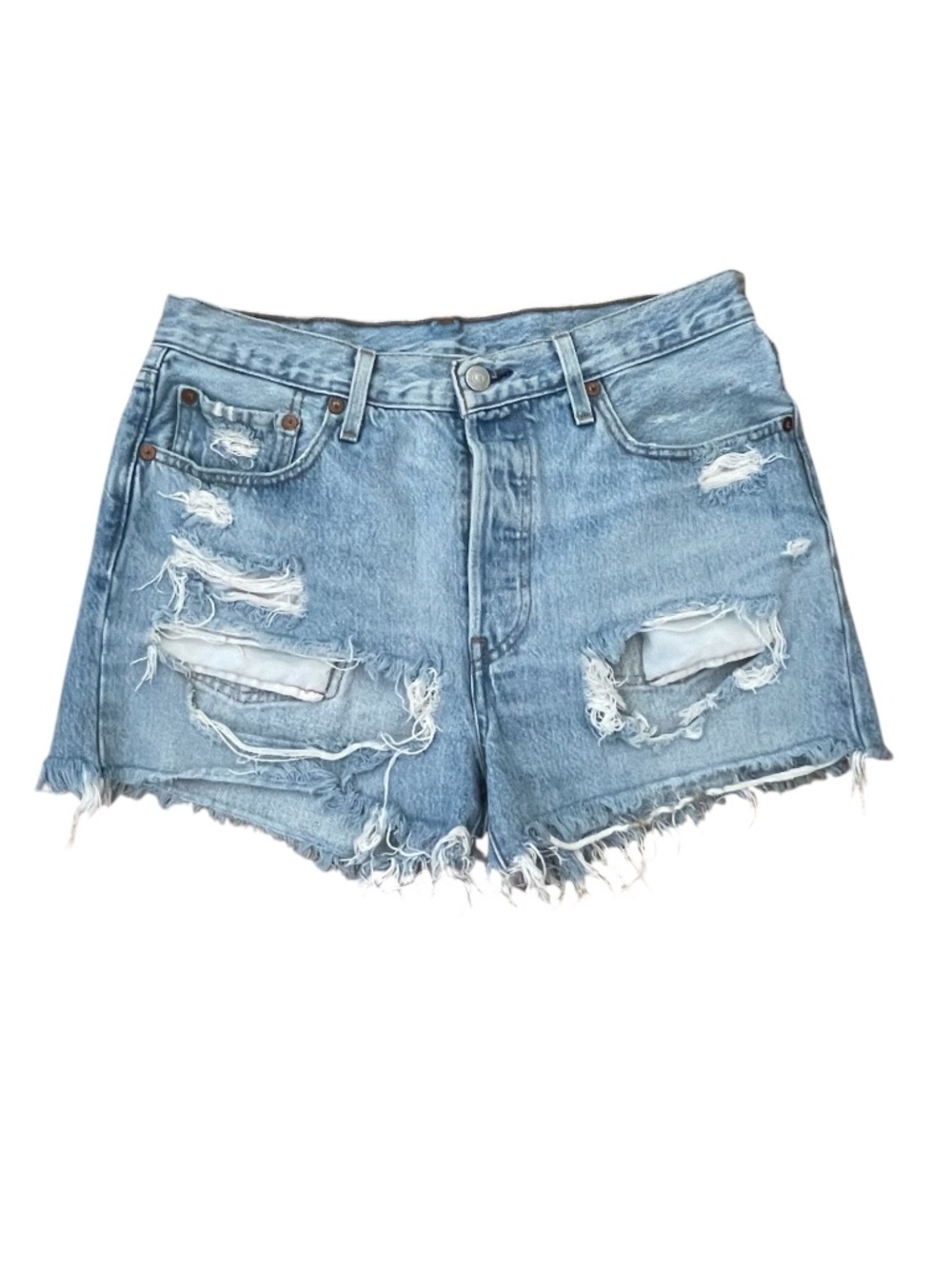 Levi’s 501 Premium Distressed Denim Shorts
